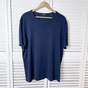Theory Men's Navy Blue T-Shirt